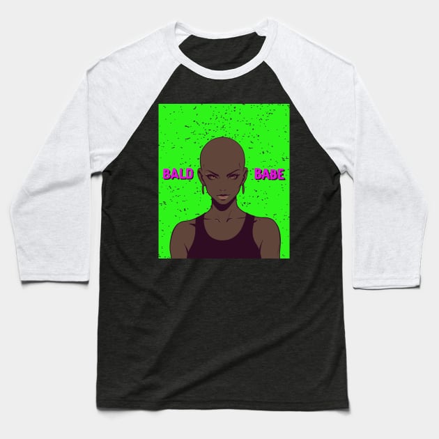 Bald girl Baseball T-Shirt by VivaVagina